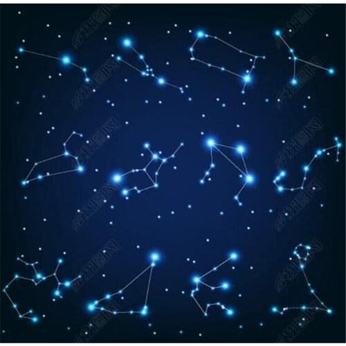 3d wallpaper custom photo non-woven wall sticker The stars of the zodiac ceiling murals painting 3d wall room murals wallpaper