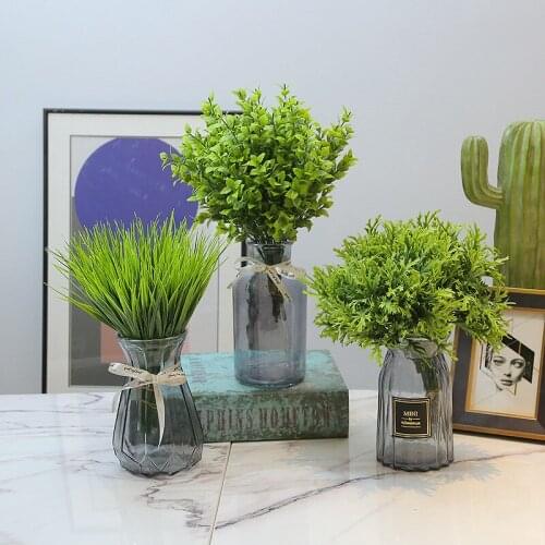 5 PCS Simulation Leaves Artificial Plants Wall Door Home Decoration Layout