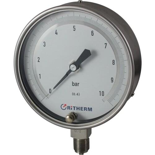 6inch Stainless Steel Test pressure gauge precision pressure gauge