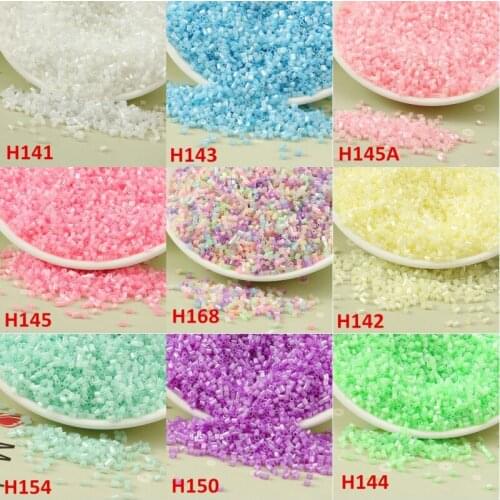 1200pcs 2mm Charm Czech Glass Seed Beads 11/0 Seedbeads Tube DIY Bracelet Necklace For Jewelry Making Accessories