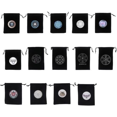 Velvet Bag Tarots Cards Storage Bag Mystical Magic Divination Rune Bag Board Game Dice Drawstring Bag
