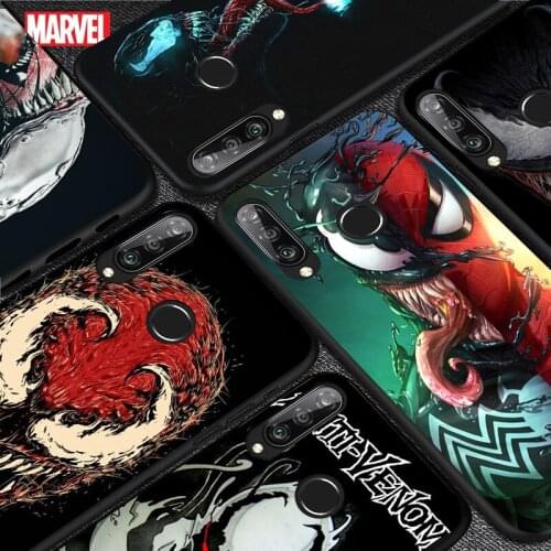 Marvel Venom For Huawei Y9S Y8S Y6S Y9A Y7A Y8P Y7P Y5P Y6P Y7 Y6 Y5 Pro Prime 2020 2019 Black Soft Phone Case