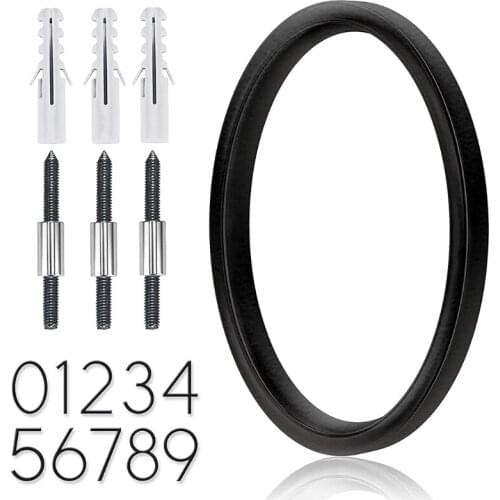 Home Address Number with Exquisite Drawing Process Floating House Number Modern House Number Made by Alloy Zinc 5inch