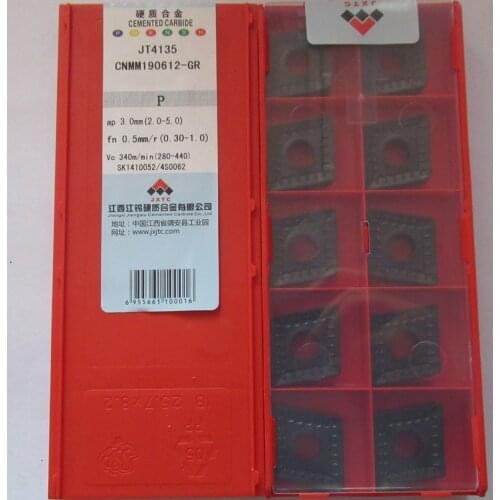 JXTC CNMM190612-GR JT4135 / CNMM190616-GR JT4035 / CNMM190616-GR JT4135 / CNMM190624-GR JT4135 CNC carbide inserts 10PCS/BOX