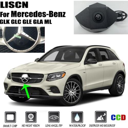 Front View Camera For Mercedes Benz Class A C ML CLA CLS GLA GLA GLK Night Vision Backup Camera Parking Logo Camera Front Camera