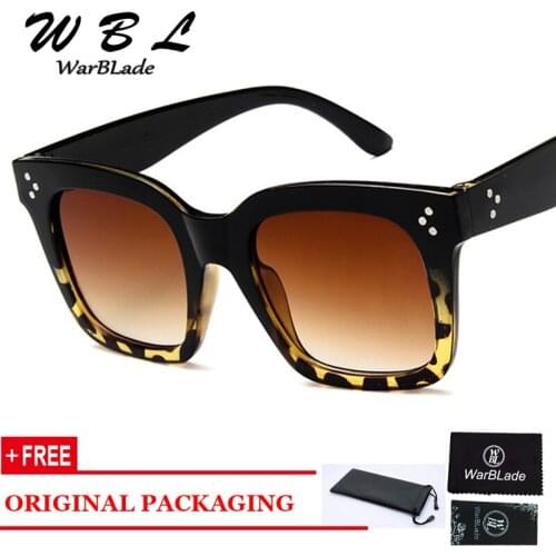 WarBLade 2019 Classic Retro Square Sunglasses Women Men Colorful Plastic Sunglass Female Vintage Sun Glasses UV400 Shades