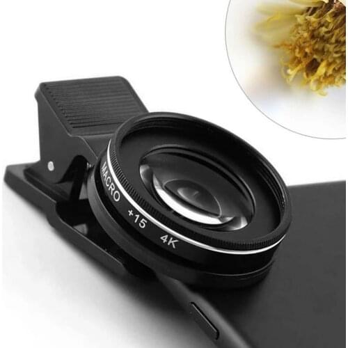 37MM 15X Macro Lens 4K Professional Photography Phone Camera Lens Macro Lens Accessories For Smartphone For Diamond Jewelry