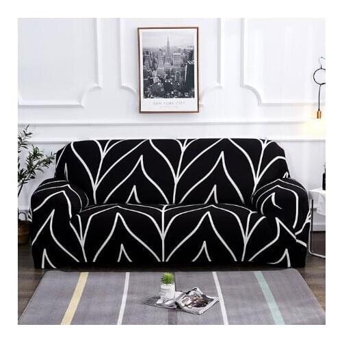 Microfine Sofa Covers for Living Room Double-seat Sofa Kids Couch Printed Sofa Cover Modern Slipcover Sofa Stretch