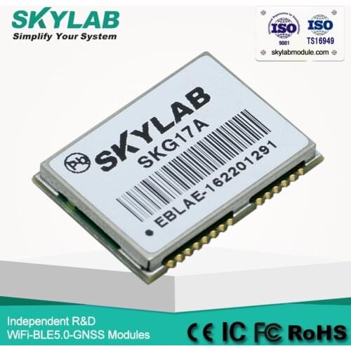 SKYLAB SKG17A MT3339 fast TTFF QZSS SBAS 40mA low power consumption GPS engine module