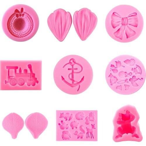 Useful DIY Sugar craft Cake Vintage Relief Border Silicone Mold Fondant Mold Cake decorating Tools Gum paste Baking Tool Molds