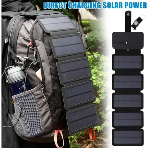 7.5W Portable Folding Solar Charger for Mobile Phone Outdoor Solar Charging Board SDF-SHIP