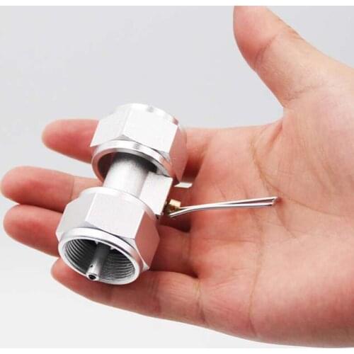 Propane Gas Refill Valve Gas Refilling Connector Camping Gas Adaptor Valve camping stove gas burner gas adapter