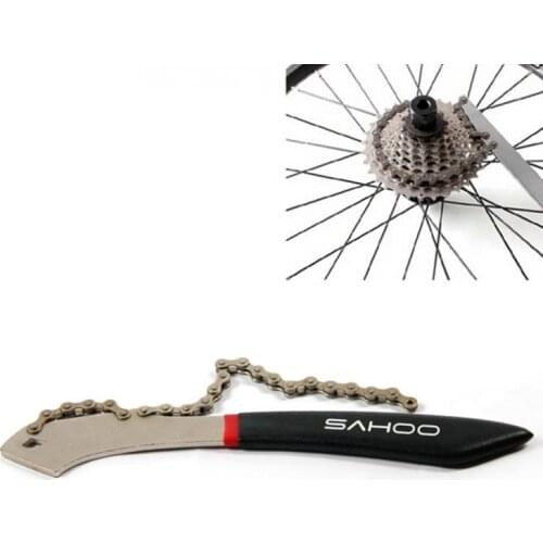 Bicycle Tools Bicycle Cassette Free wheel Remover Wrench Sprocket Chain Whip Flywheel Fixed Wrench Tool Bike Repair Tools