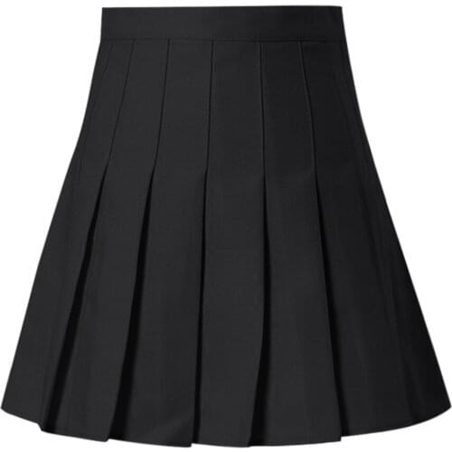 Harajuku Tartan Pink White Women Skirt Sexy Pleated Skirts Jk Uniform Cosplay Costumes Mini Dance High Waist School Clothes Юбка