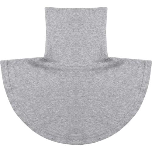 US Stock Women Autumn Winter Fake Collar Warm Cotton Faux Turtleneck Neck Detachable Dickey False Mock Blouses Shirts Neck Cover