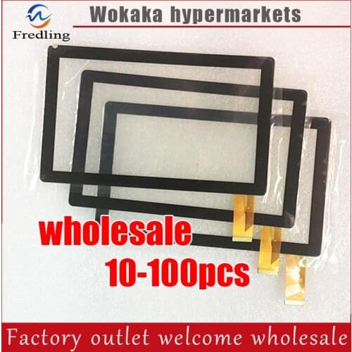 10-100pcs 7" Capacitive Touch screen digitizer panel for All winner A13 Q88 GPD Q9 Tablet PC 30pins on connector CZY6075E-FPC