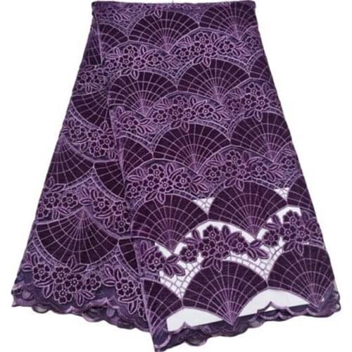 2021 Purple Nigerian Net Mesh velvet Lace Fabric Top Selling Sequins Lace Fabrics High Quality African French Tulle Lace Fabric