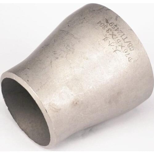 76x57mm 304 Stainless Steel Concentric Reducing Butt Welded Pipe Fitting Water gas Oil