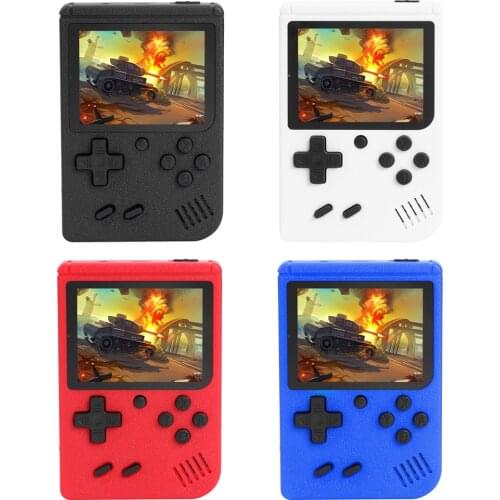 ALLOYSEED 400 in 1 Retro Handheld Video Games Console 3.0 Inch Screen Portable 8 Bit Gaming Player Gamepads for FC Game