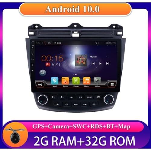 Android 10.0 Car Radio Multimedia Player For Honda Accord 7 2003-2008 Navigation Auto 2 din GPS Navigation 2GB+32GB Bluetooth
