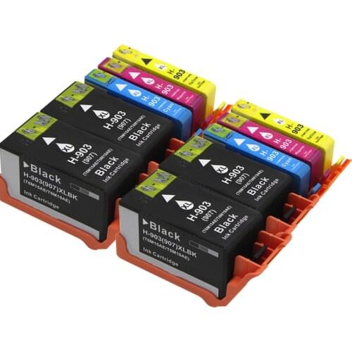 Befon 903XL Ink Cartridges for HP 903 903XL Ink Compatible for HP Officejet Pro 6950 6960 6970 Printer, Multipack of 4 Colour