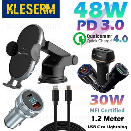 Qi Wireless Car Charger for iPhone 12 11 Pro Max Wireless Charging Car Induction Charger Holder for Samsung S21 S20 S10 S9 Ultra