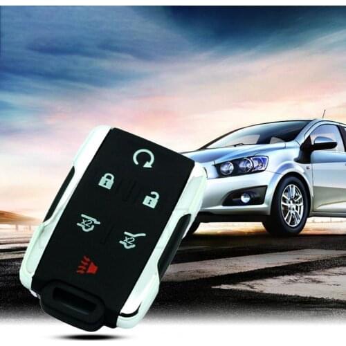 Car Key Cover 6-Button High Sensitivity Auto Accessory Keyless Entry Remote Car Key Fob for Chevrolet 6-button Cars брелок