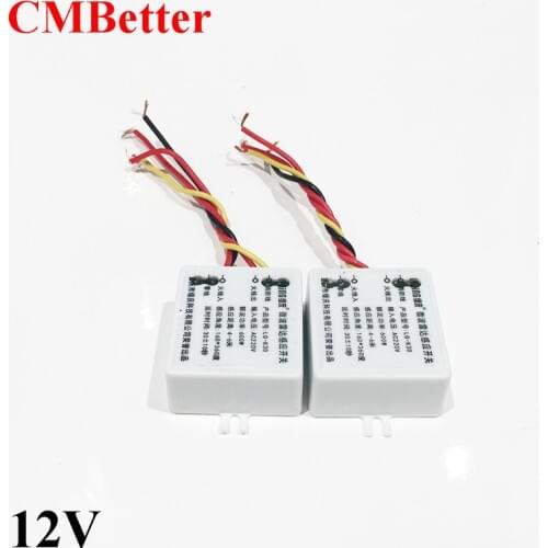 CMBetter Sensor Switch Microwave Radar Body PIR Detection Switch DC12V Auto IR Infrared Module Microwave Sensor Switch 2SCM059