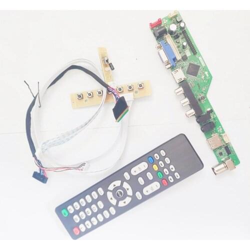 For LTN140AT26-L01 WLED LCD 1366*768 14" 40-pin LVDS 60Hz HDMI-Compatible/VGA/AV/Audio/RF/USB TV56 controller board