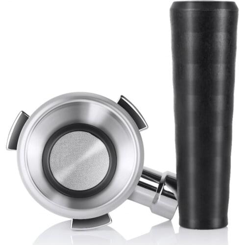 51MM Portafilter Bottomless Filter Accessories Stainless Steel Coffee Espresso Machine Handle Coffee Filter Coffeeware