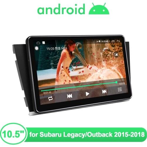 JOYING 10.5 Inch Car Stereo Radio 1280*720 Touch Screen Android 10.0 GPS /WiFi/Carplay/4G For Subaru Legacy/Outback 2015-2018