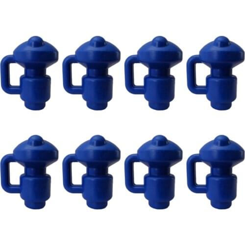 2.8cm Diameter Trampoline Enclosure Pole Cap for Net Hook, 8 Pieces