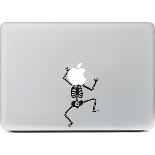 Dancing skeleton Laptop Sticker for MacBook Decal Air/Pro/Retina 11" 13" 15" Computer Mac Cool skin Pegatina para notebook