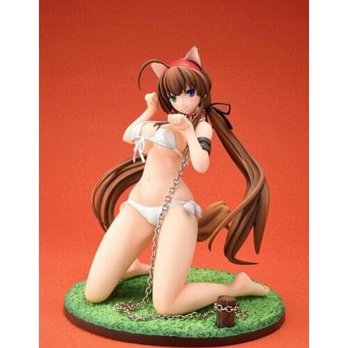 New 18cm Game Anime Skytube Sexy Girls Shinovi Versus Kneeling Ver. PVC Action Figure Model Collection Toys Doll Gift Brinquedos
