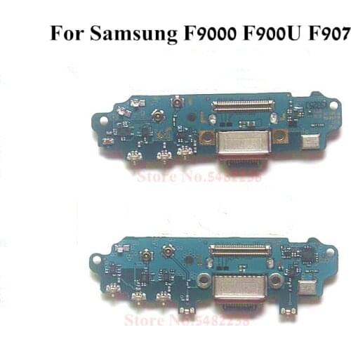 Original USB Charging Dock Port Flex cable For Samsung F9000 F900U F907 USB Charger Plug with Microphone Connector Replacement