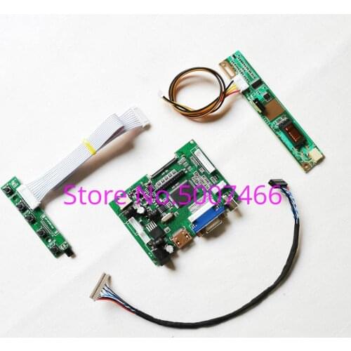 Fit LTN133AT07-001/G01 LTN133AT08-001/101 1CCFL inverter 13.3" 1280*800 2AV+VGA 20-Pin LVDS LCD panel controller board kit