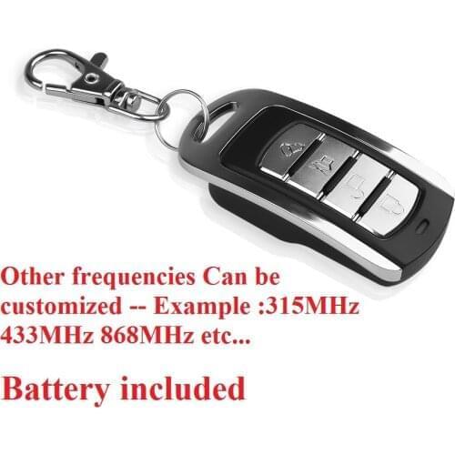 Portable Auto Copy Remote Duplicator 433MHZ 4 Buttons ABCD ON/OFF Garage Gate Door Remote Controller Learning Copying For Home