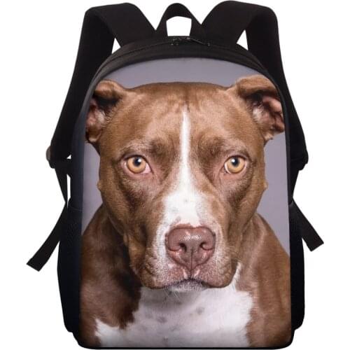 New Animal Bagpack Large Dog Print School Bags For Girls Boys Women Men Backpack 15 Inch Bag Customize Fashion Mochila Escolar