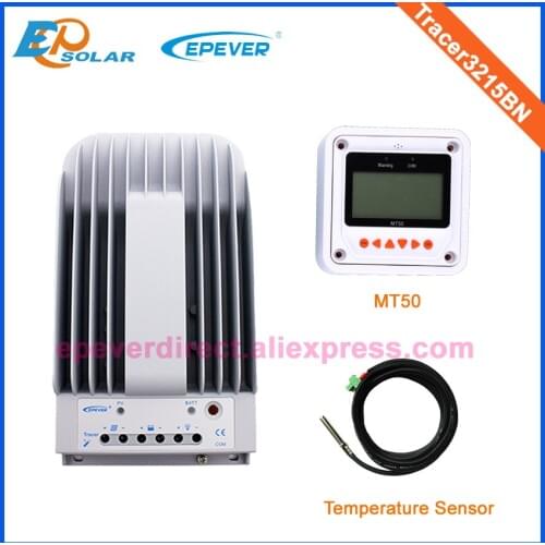 12V charger battery solar panels system Tracer3215BN MPPT EPEVER controller 30A MT50 meter+Temp sensor 24V 30amps