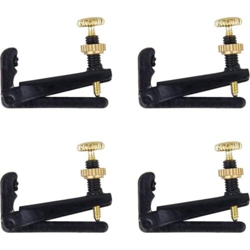 4 piece 3/ 4-4/ 4 Violin Fine Tuner String Plate