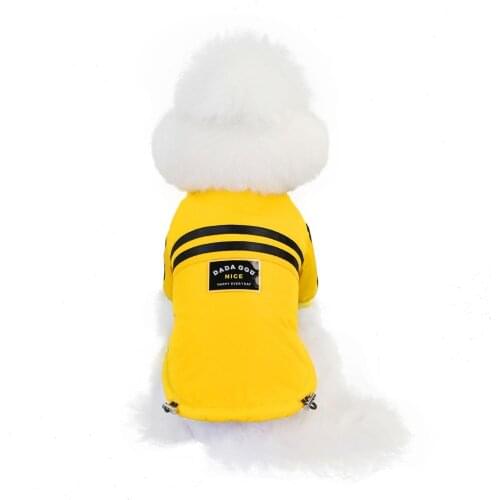 Warm Dog Coat Sport Winter Clothes for Small Dogs Chihuahua Shih Tzu Suits Puppy Sweatshirt Dogs Pets Clothing