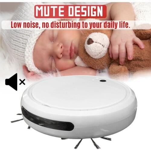 4 IN 1 USB Rechargeable Smart Robot Vacuum Cleaner Dust Floor Sweeper Machine For Home Room Cleaning Tool