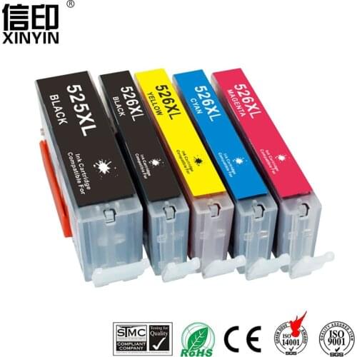XColor PGI525 CLI526 compatible ink cartridge for Canon PIXMA iP4850 iP4950 MG5150 MG5250 MG6150 MG8150 MX885 MG5350 pgi525 XL