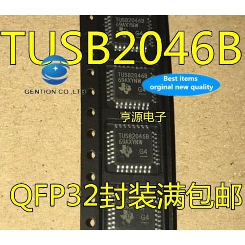 10PCS TUSB2046 TUSB2046B TUSB2046BVFR QFP32 full package of mail in stock 100% new and original