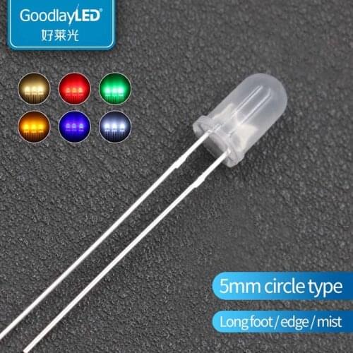 1000pcs 5mm Bright LED white/Red/Green/Blue/Yellow/White/Pink LED Lamp LED LIGHTIN diode
