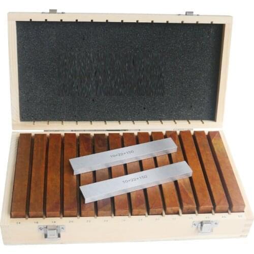 12 pieces/18 pieces、Parallel pad iron, vise parallel plate, milling machine flat vise pad block parallel block