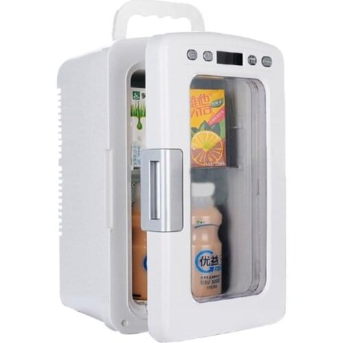 12V 12L beverage heating cabinet mini student dormitory freezer meals incubator hot and cold cabinet freezer car refrigerator