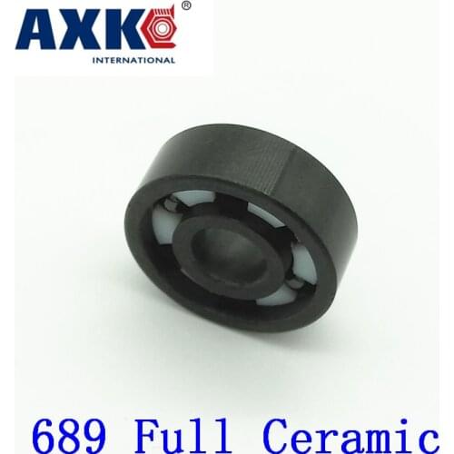 2019 Rodamientos Axk 689 Full Ceramic Bearing ( 1 Pc ) 9*17*4 Mm Si3n4 Material 689ce All Silicon Nitride 618/9 Ball Bearings