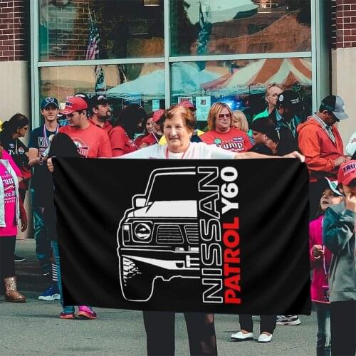 Nissan Patrol Y60 010343 3D Adult Cartoon Character Cartoon Character Stylish Humor More Size New Print Flag