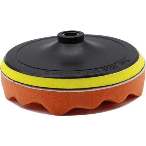 5pcs 2\"/3\"/4\"/5\"/6\"/7\" Sponge Foam Polishing Pads Buffing Pads for Car Beauty